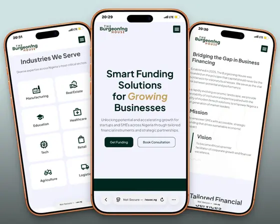 Burgeoning House — Corporate Finance & Project Advisory