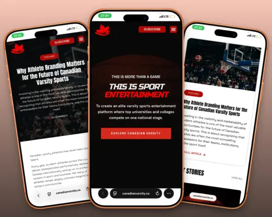 Canadian Varsity — Elite Sports & Entertainment Platform